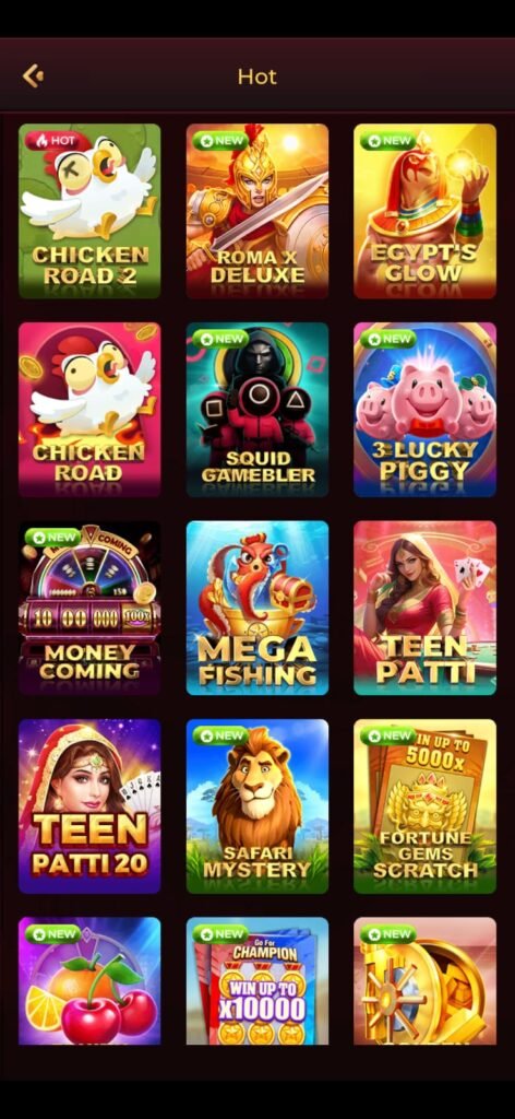 Rajwin Game ₹500 bonus offer for new users on online gaming platform